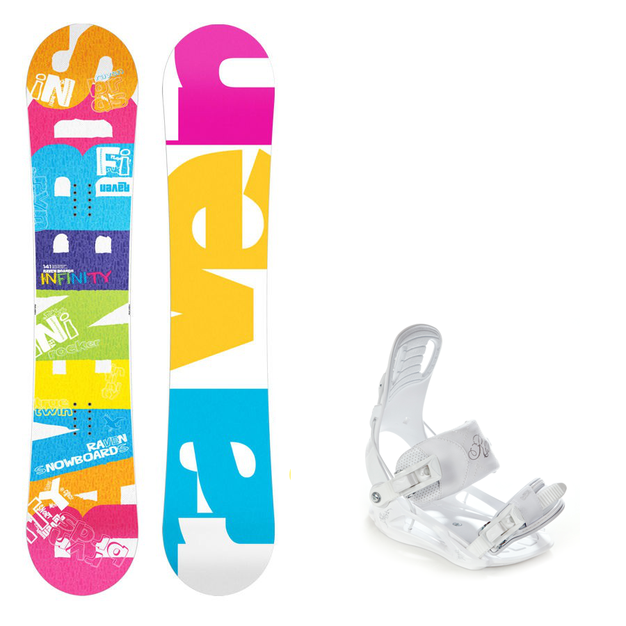 Snowboard komplet Raven Infinity + vázání Luna Snowboard shop