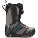Flow Rival JR boa boty na snowboard - black - 1, 2, 3, 4, 5, 6